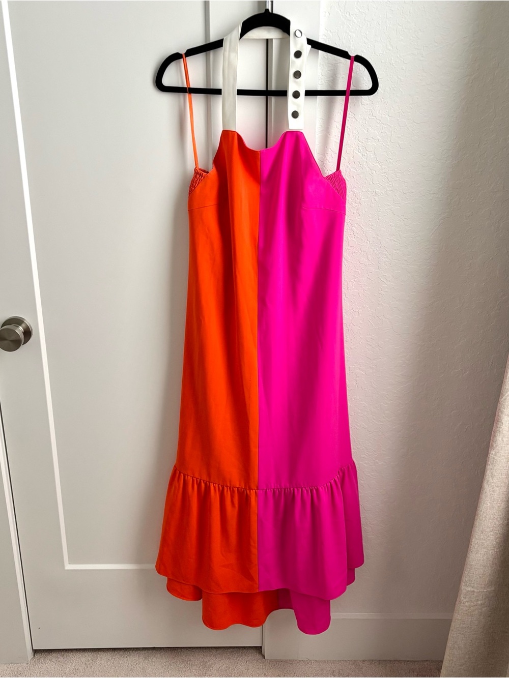 Crosby by Mollie Burch Colorblock Halter Dress